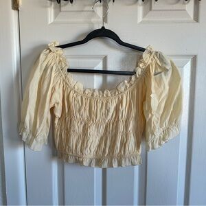 Soft Yellow/Beige Top